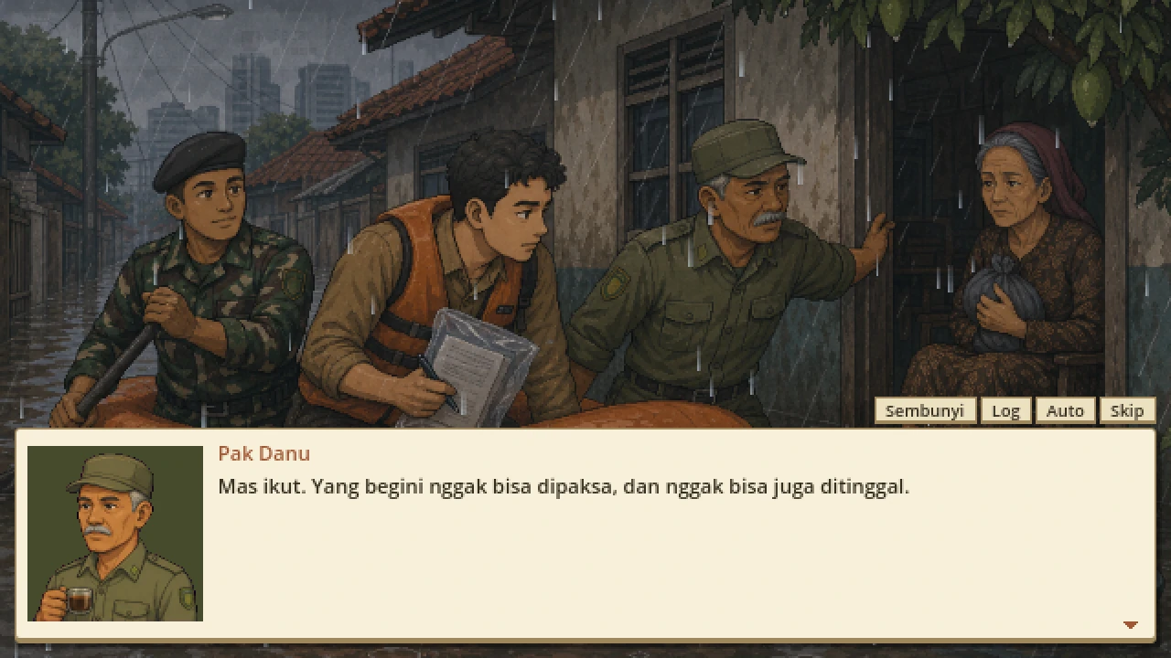 Banjir bulan Desember.